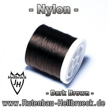 Bindegarn Nylon - Stärke: -C- Farbe: Dark Brown